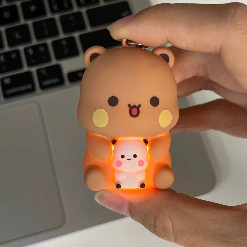 Bubu holding Dudu keychain - DuduBubuShop.com