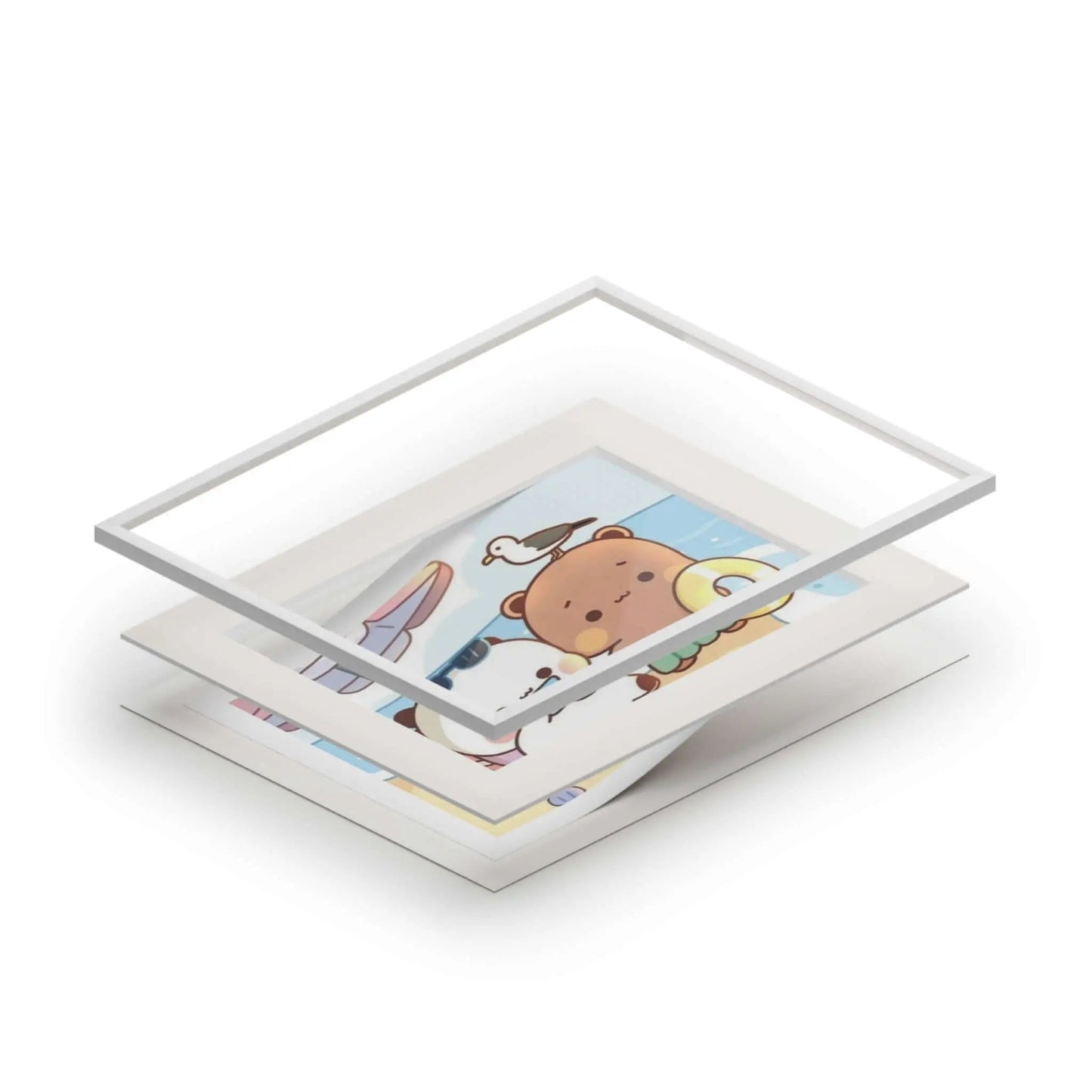 Copy of Cute Love Quote Fine Art Print - Framed Wall Decor - DuduBubuShop.com