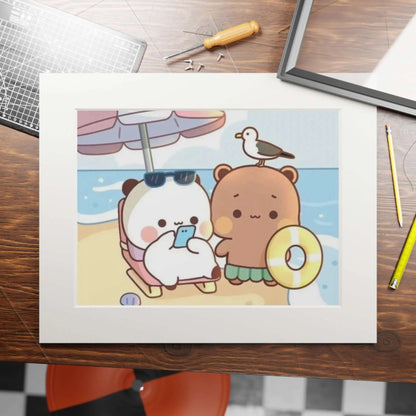 Copy of Cute Love Quote Fine Art Print - Framed Wall Decor - DuduBubuShop.com