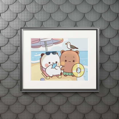 Copy of Cute Love Quote Fine Art Print - Framed Wall Decor - DuduBubuShop.com