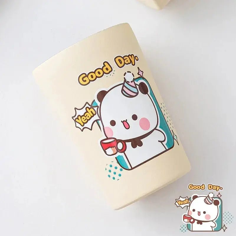 Cute Stainless steel Dudu and Bubu Peach and Goma Bottles and Cups - DuduBubuShop.com