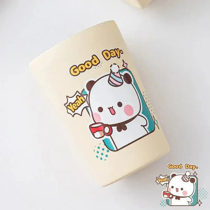 Cute Stainless steel Dudu and Bubu Peach and Goma Bottles and Cups - DuduBubuShop.com
