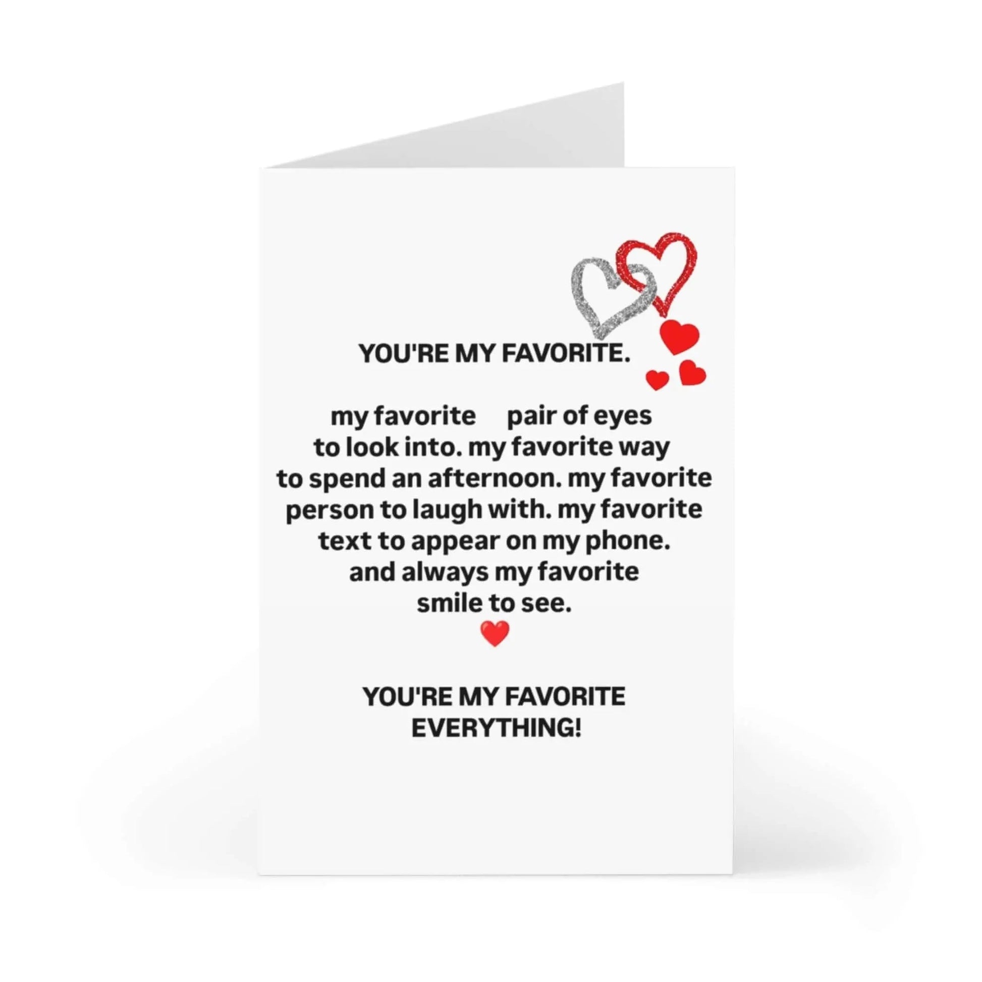 Dudu and bubu I love you card - DuduBubuShop.com