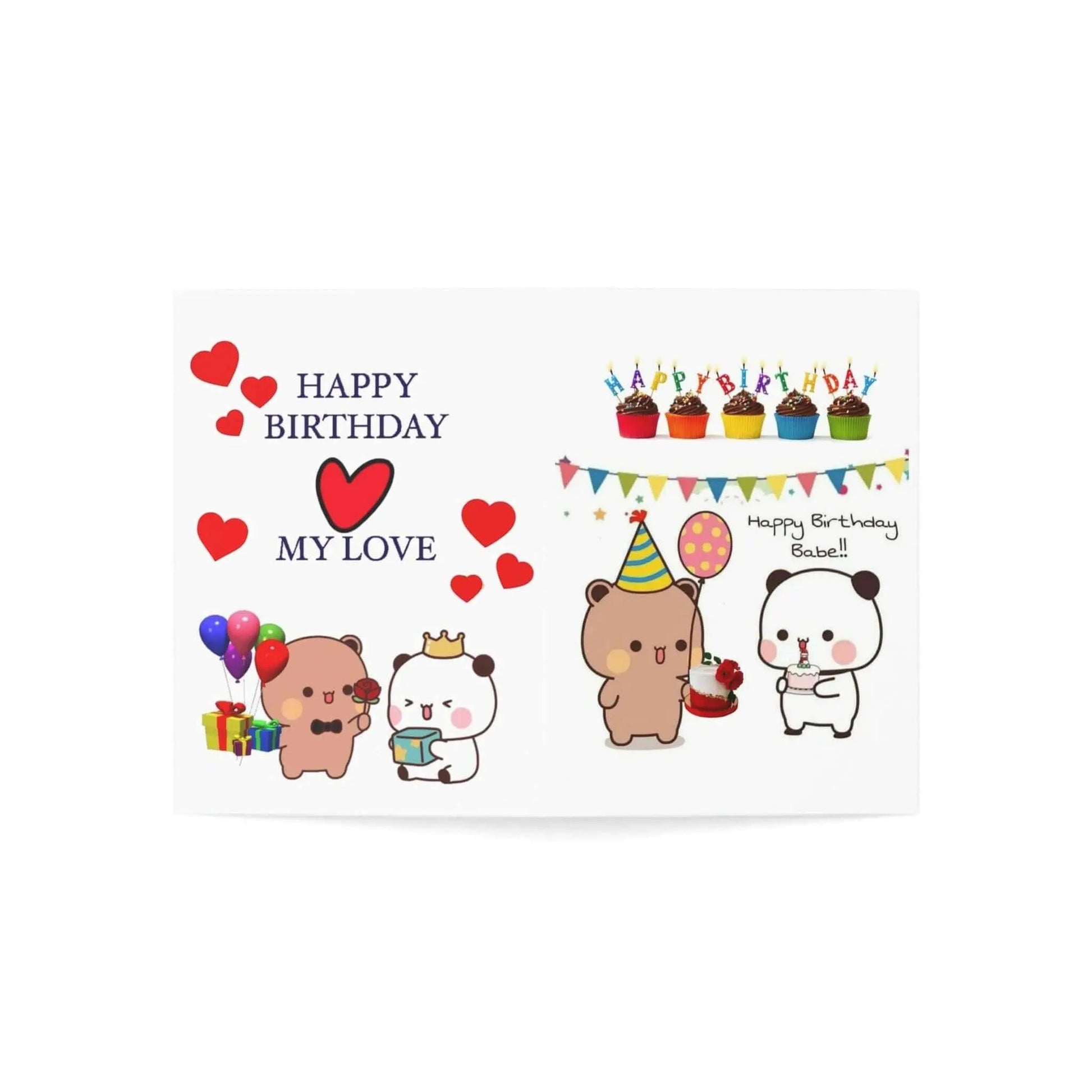 Dudu & Bubu Birthday Card For your loved one - DuduBubuShop.com