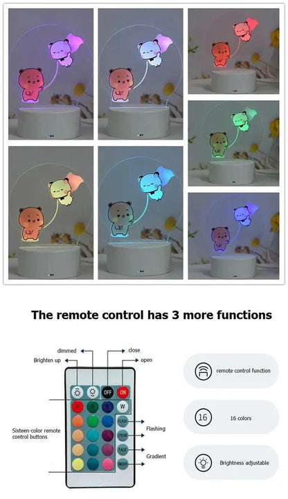 Dudu & Bubu Led Night Light - DuduBubuShop.com