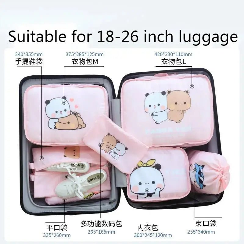Dudu & Bubu Travel Storage Bag 7 Piece Set - DuduBubuShop.com