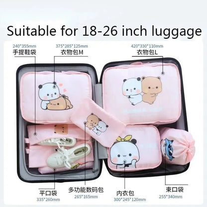 Dudu & Bubu Travel Storage Bag 7 Piece Set - DuduBubuShop.com