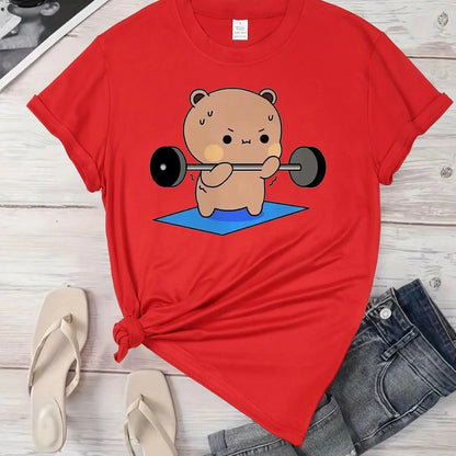 Dudu & Bubu Womens Gym T-Shirt - DuduBubuShop.com