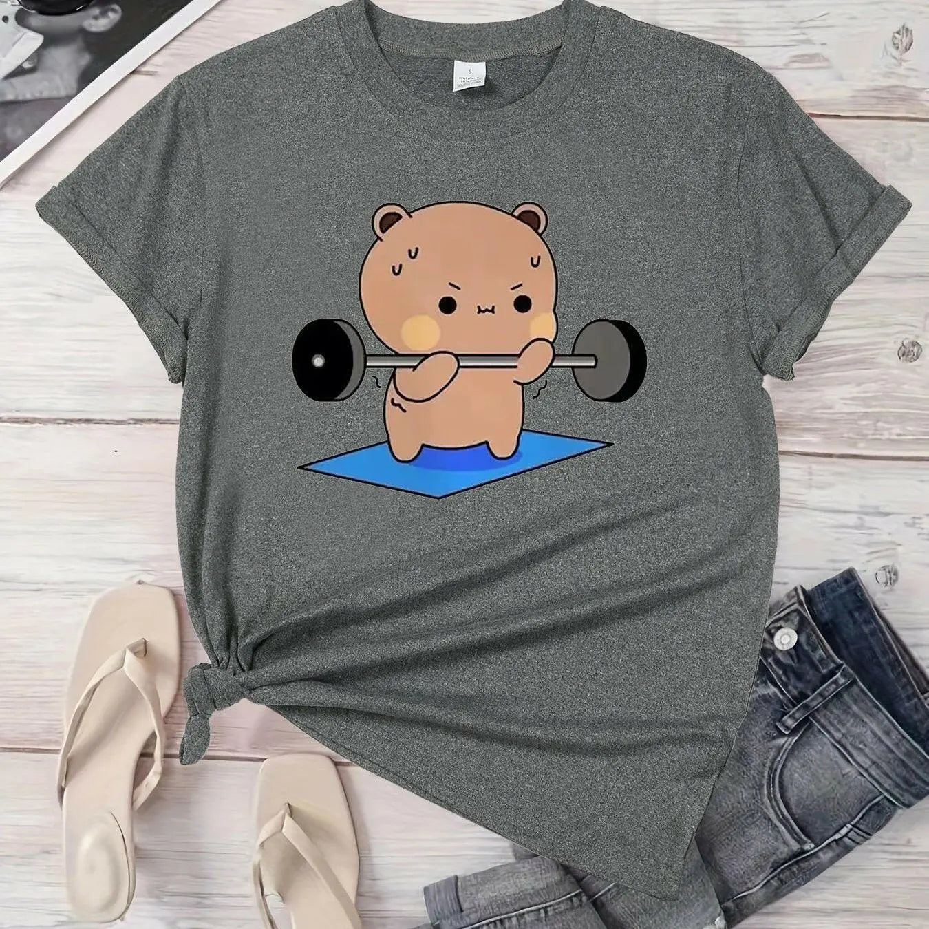 Dudu & Bubu Womens Gym T-Shirt - DuduBubuShop.com