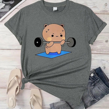 Dudu & Bubu Womens Gym T-Shirt - DuduBubuShop.com