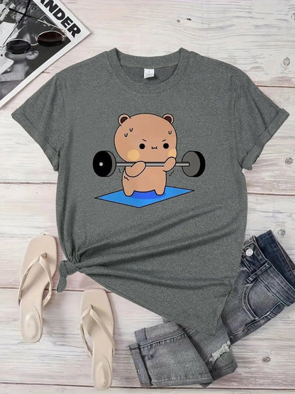 Dudu & Bubu Womens Gym T-Shirt - DuduBubuShop.com