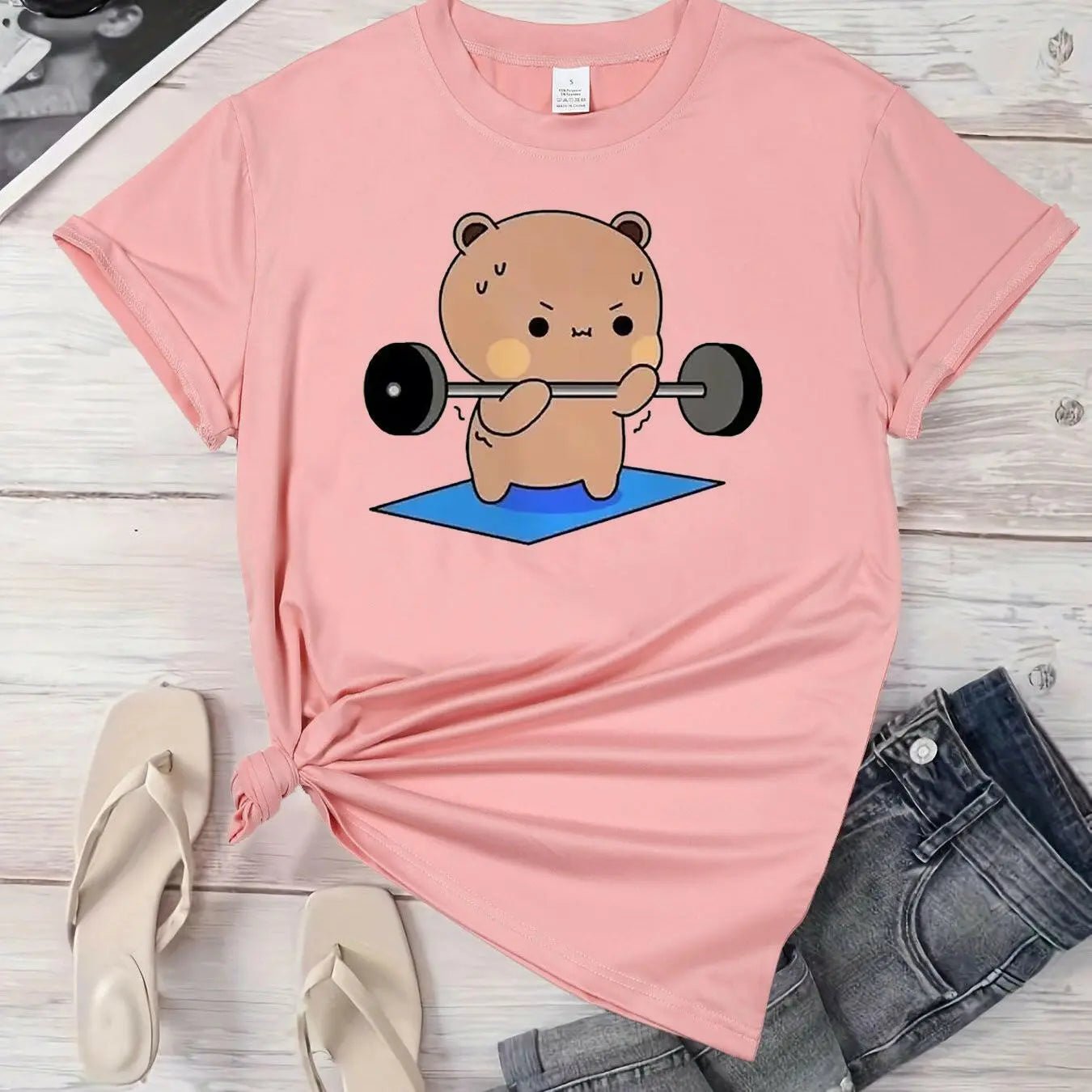 Dudu & Bubu Womens Gym T-Shirt - DuduBubuShop.com