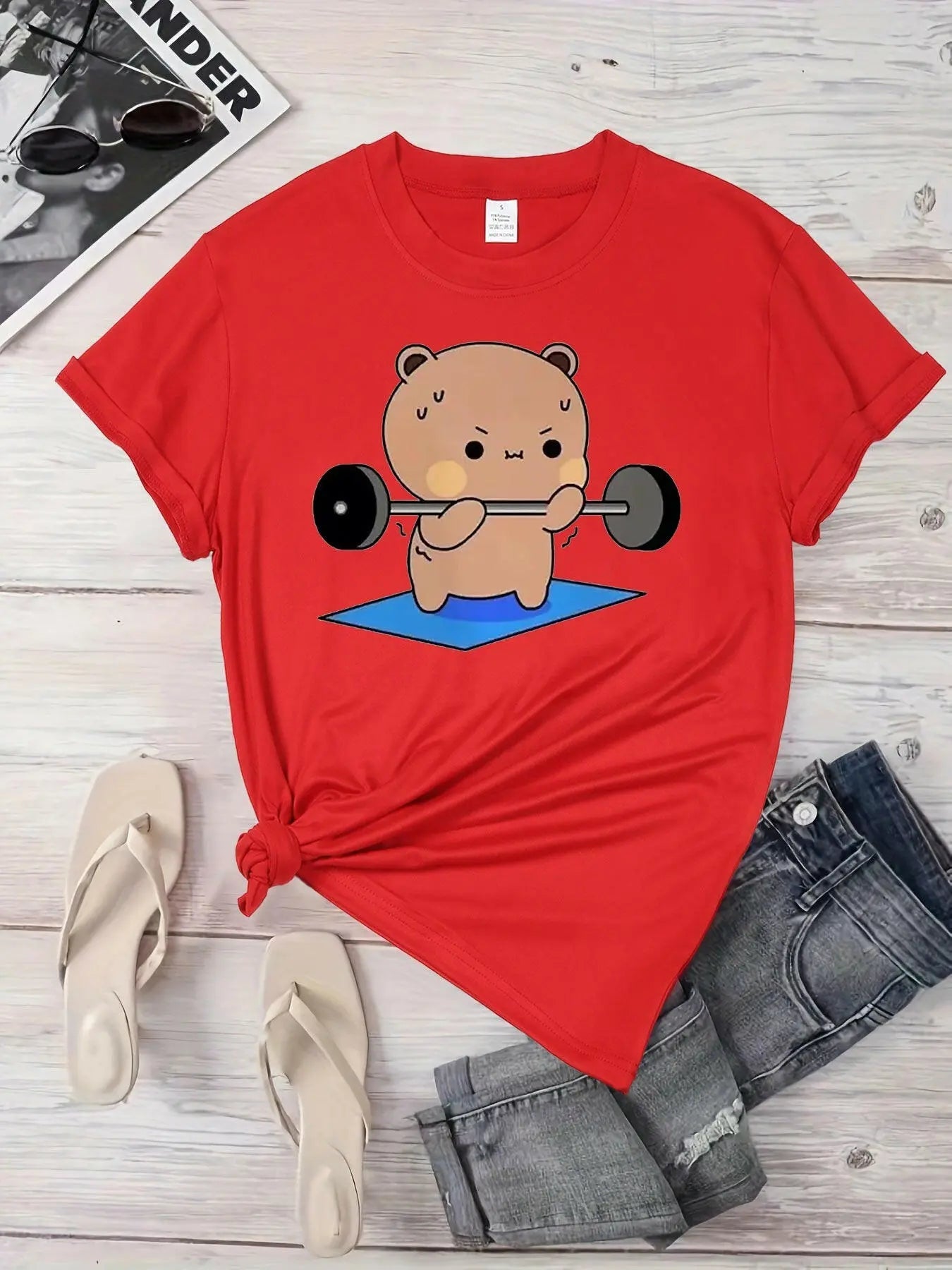 Dudu & Bubu Womens Gym T-Shirt - DuduBubuShop.com