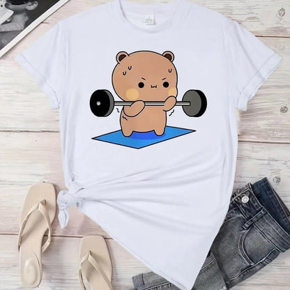 Dudu & Bubu Womens Gym T-Shirt - DuduBubuShop.com