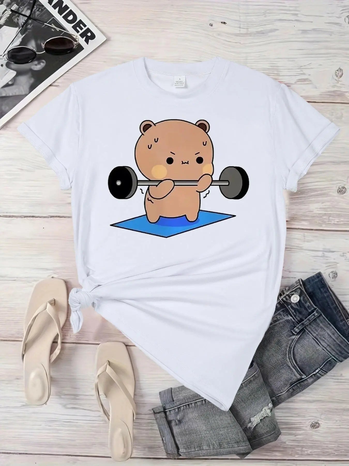 Dudu & Bubu Womens Gym T-Shirt - DuduBubuShop.com