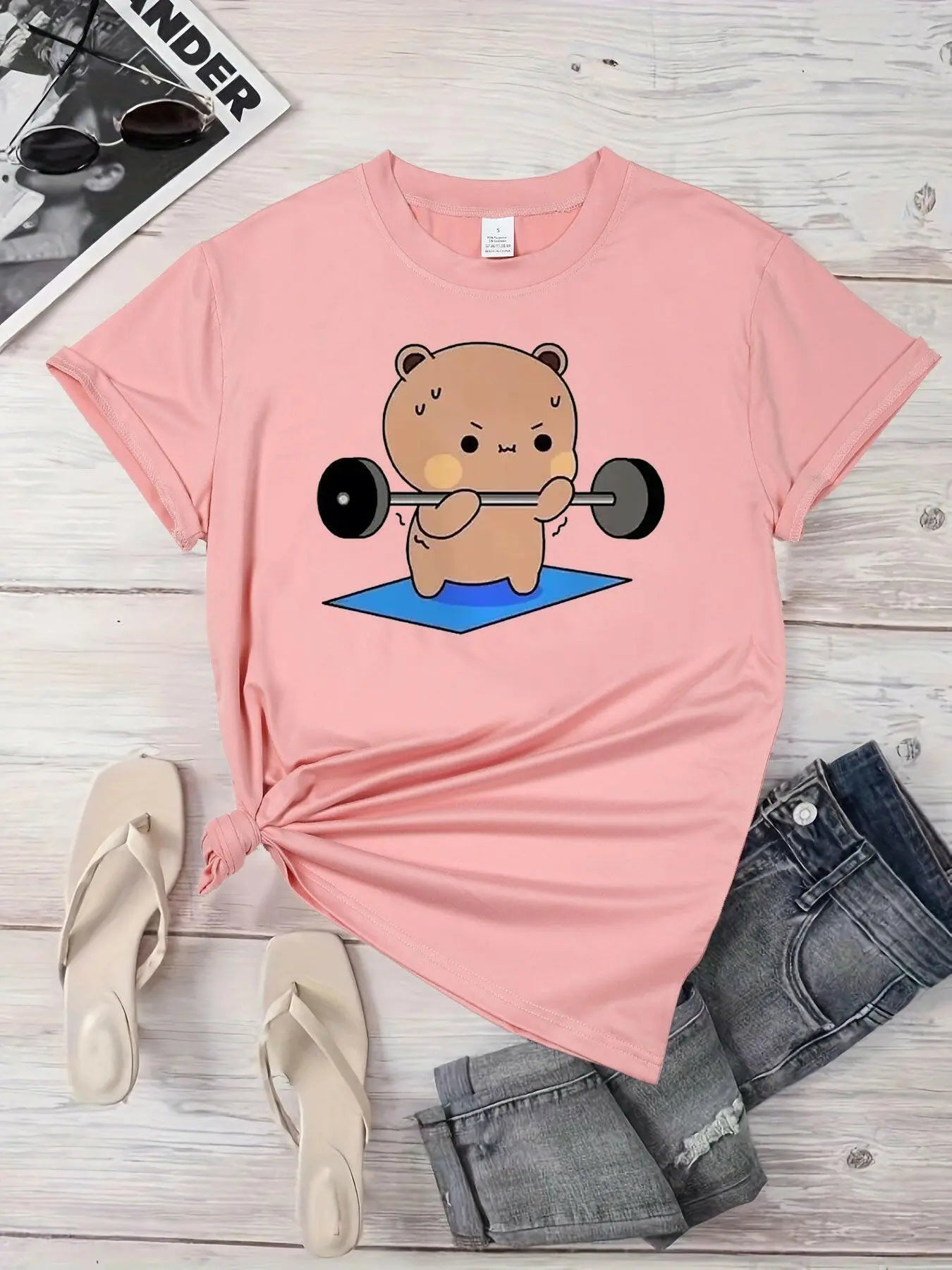 Dudu & Bubu Womens Gym T-Shirt - DuduBubuShop.com