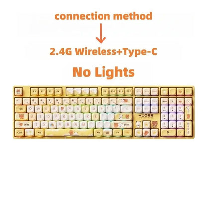 Official Original Panda Bubu And Dudu Keyboard And Mouse - Panda Bubu And Yier Cartoon Keyboard Mouse ,Cute Festival Gift - DuduBubuShop.com