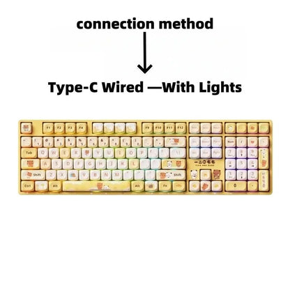 Official Original Panda Bubu And Dudu Keyboard And Mouse - Panda Bubu And Yier Cartoon Keyboard Mouse ,Cute Festival Gift - DuduBubuShop.com