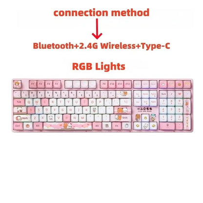 Official Original Panda Bubu And Dudu Keyboard And Mouse - Panda Bubu And Yier Cartoon Keyboard Mouse ,Cute Festival Gift - DuduBubuShop.com