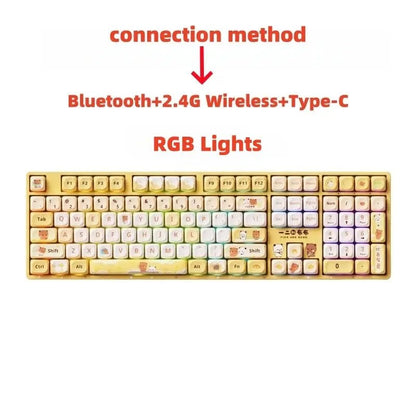 Official Original Panda Bubu And Dudu Keyboard And Mouse - Panda Bubu And Yier Cartoon Keyboard Mouse ,Cute Festival Gift - DuduBubuShop.com