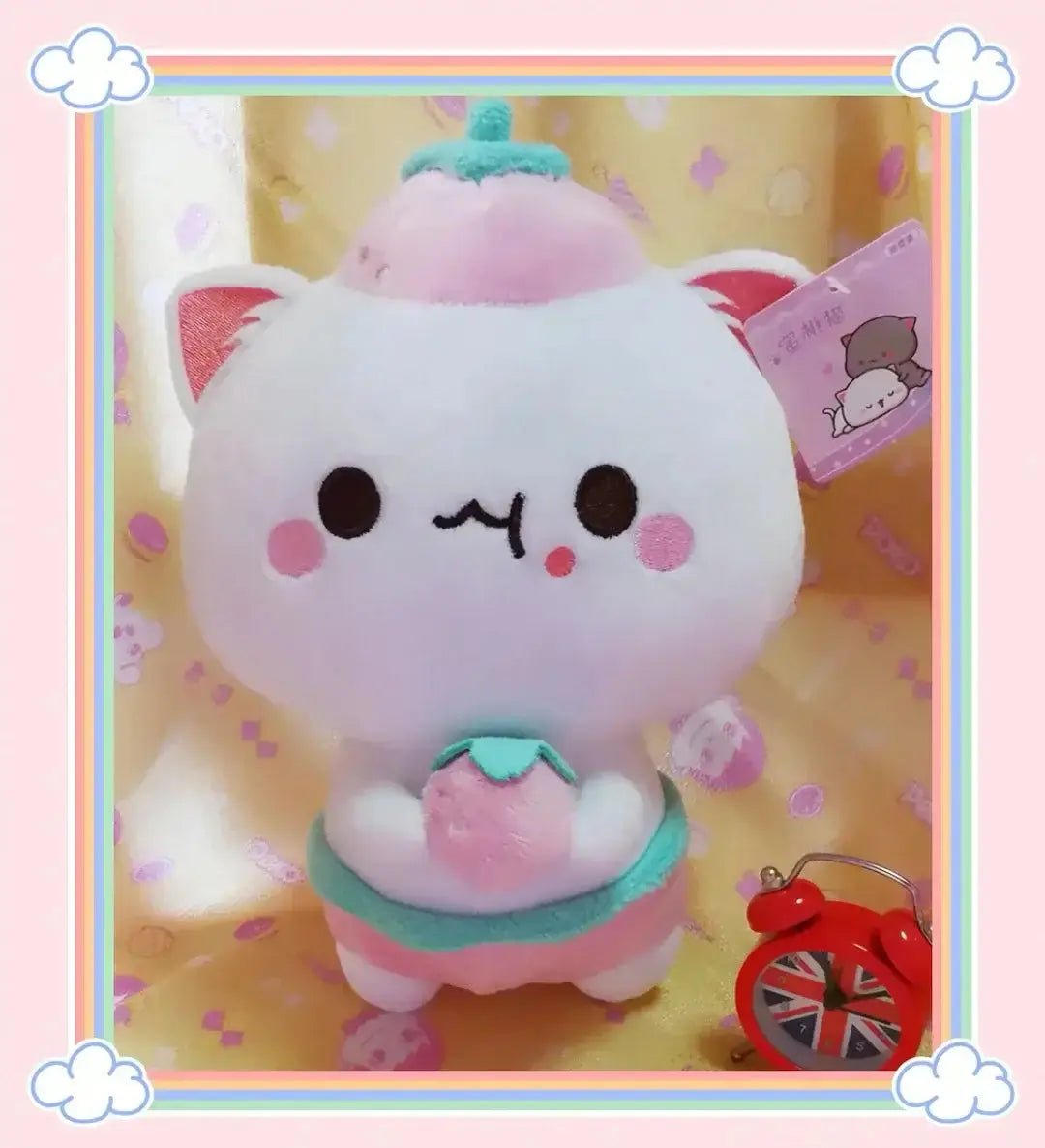 Peach and Goma Cat Plushies - DuduBubuShop.com