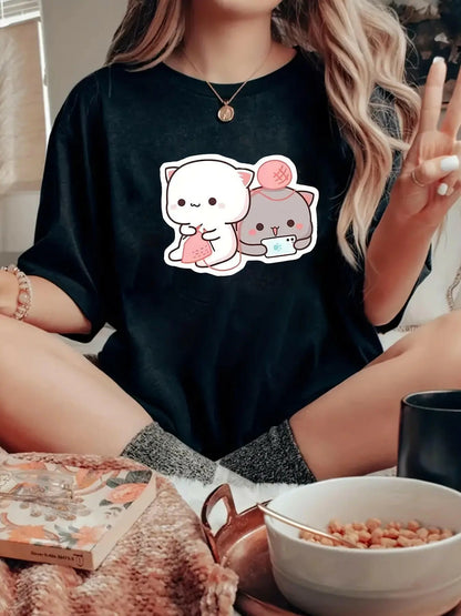 Peach and Goma T-Shirts - DuduBubuShop.com