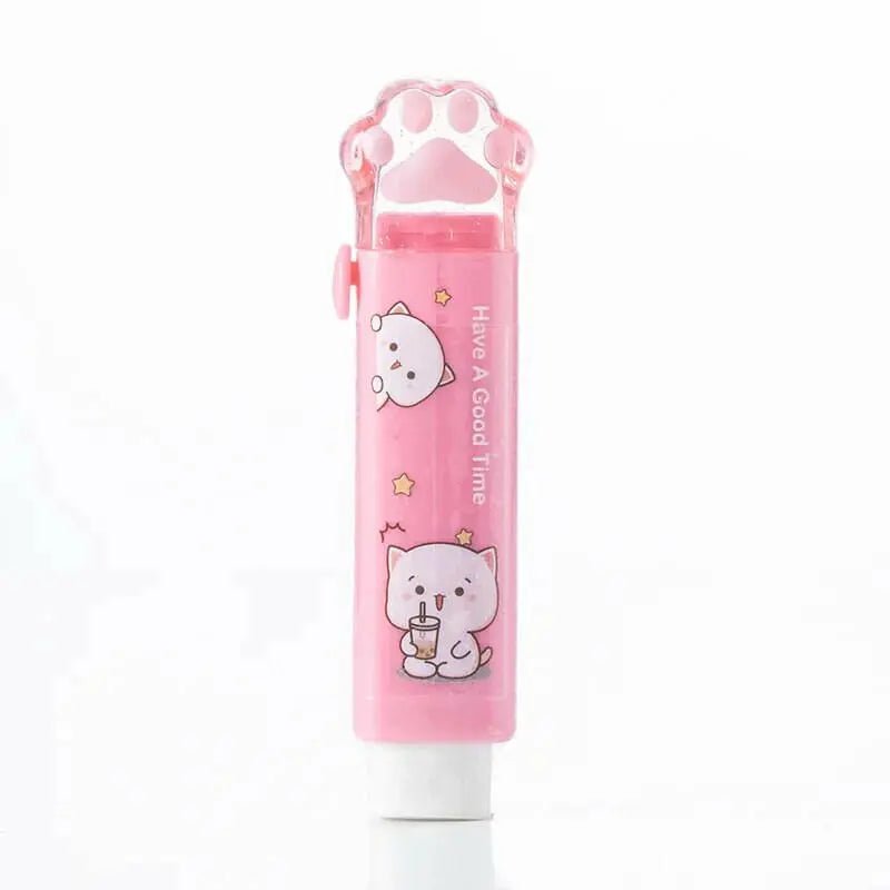 Peach Cat Eraser – Cute and Handy - DuduBubuShop.com