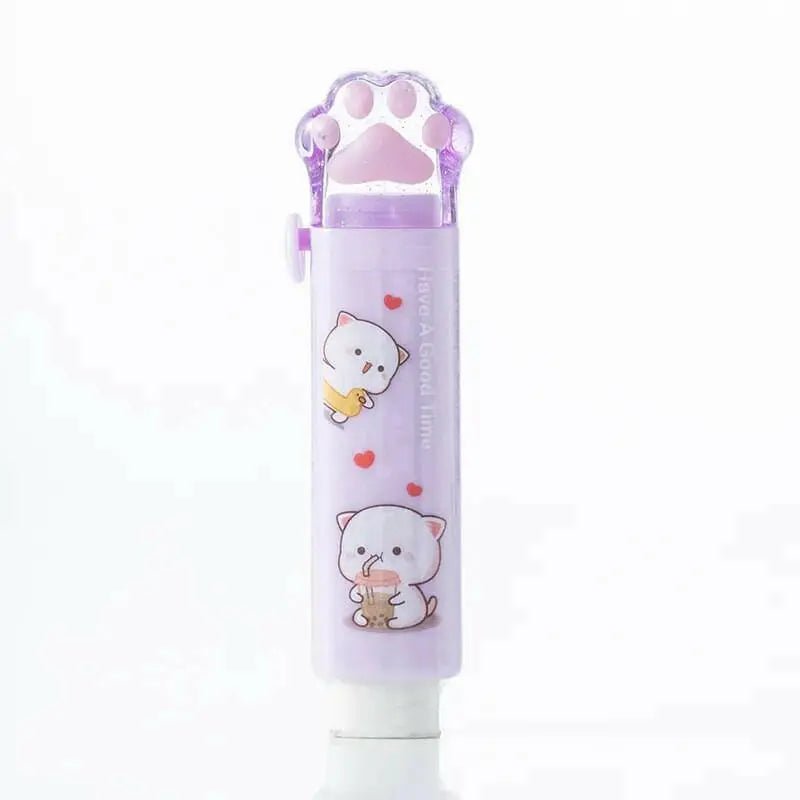 Peach Cat Eraser – Cute and Handy - DuduBubuShop.com