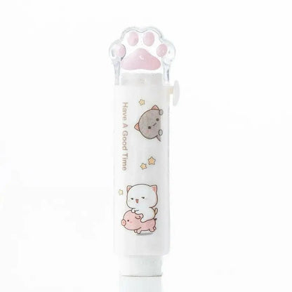 Peach Cat Eraser – Cute and Handy - DuduBubuShop.com