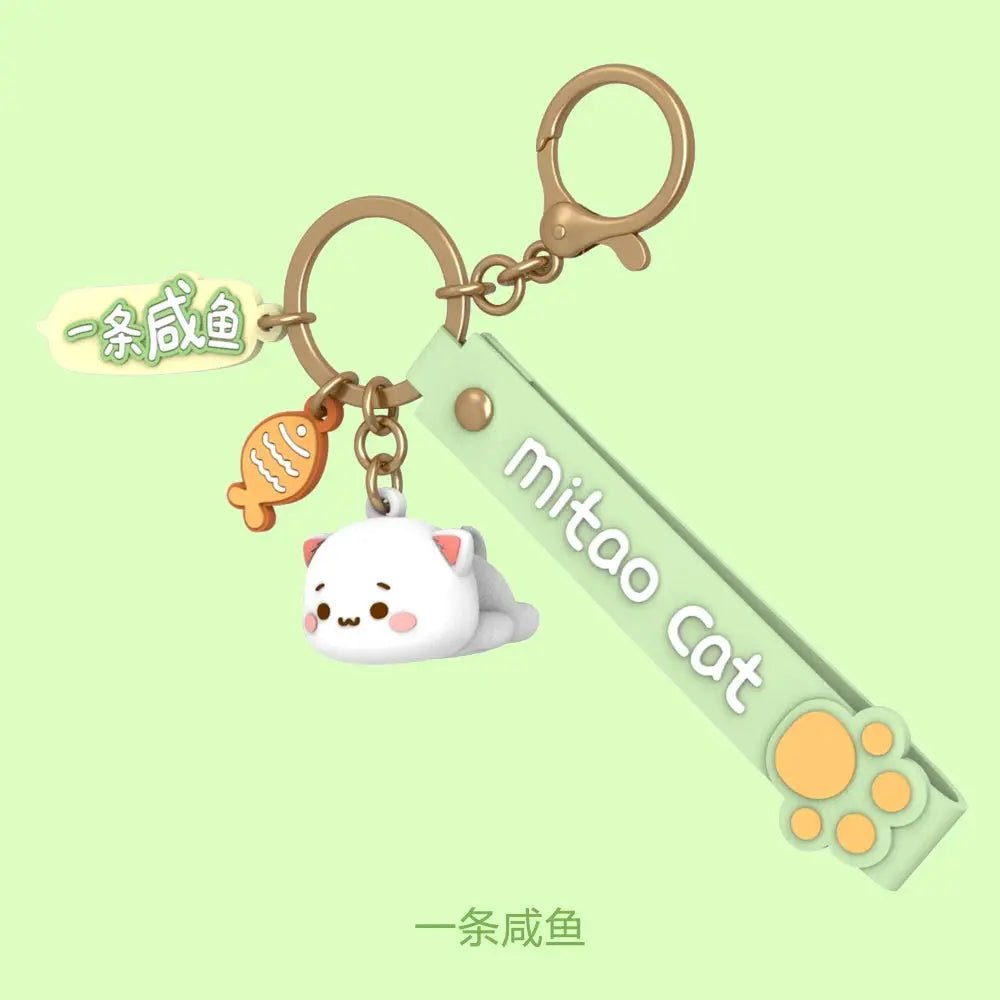 Peach & Goma Cat Keychains - DuduBubuShop.com