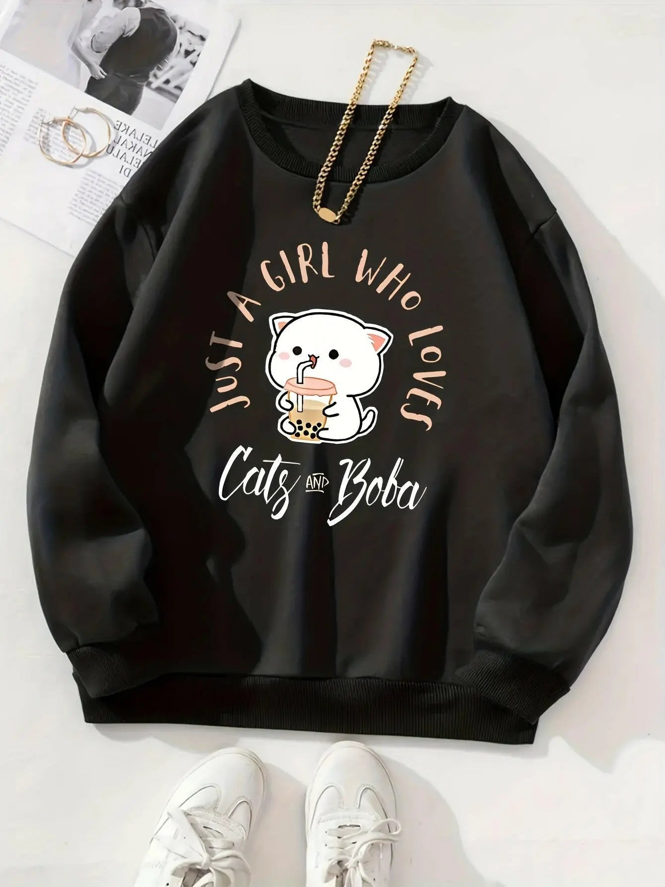 Peach & Goma Drinking Boba Tea - DuduBubuShop.com