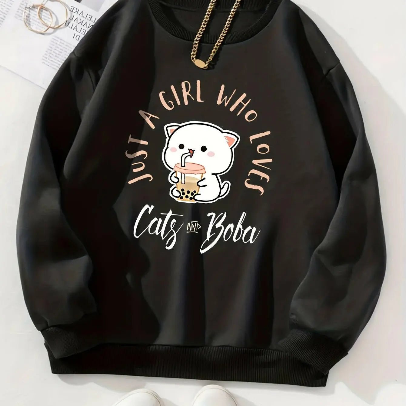 Peach & Goma Drinking Boba Tea - DuduBubuShop.com