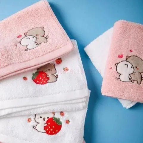 Peach & Goma Towels - DuduBubuShop.com